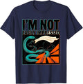 I'm Not Easily Impressed Funny Honey Badger Animal Humor T-Shirt - Navy Blue