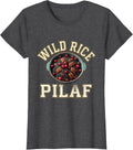 Women's Wild Rice Pilaf Sports Bootleg 90's Rap Vintage Funny T-Shirt - Dark Heather Grey