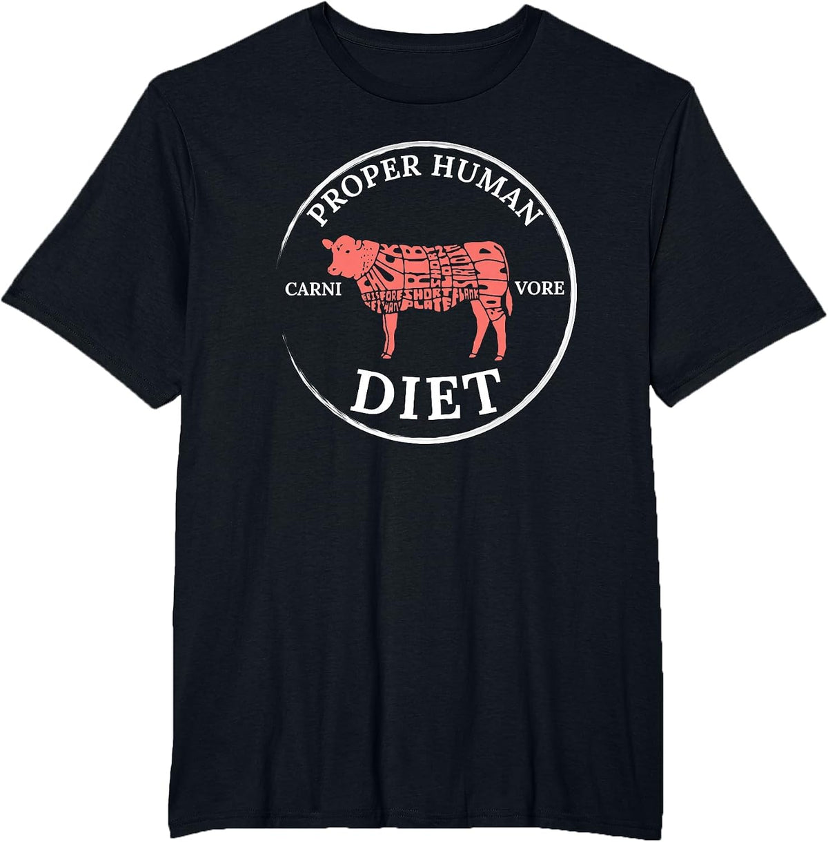 Proper Human Diet 2 T-Shirt - Black