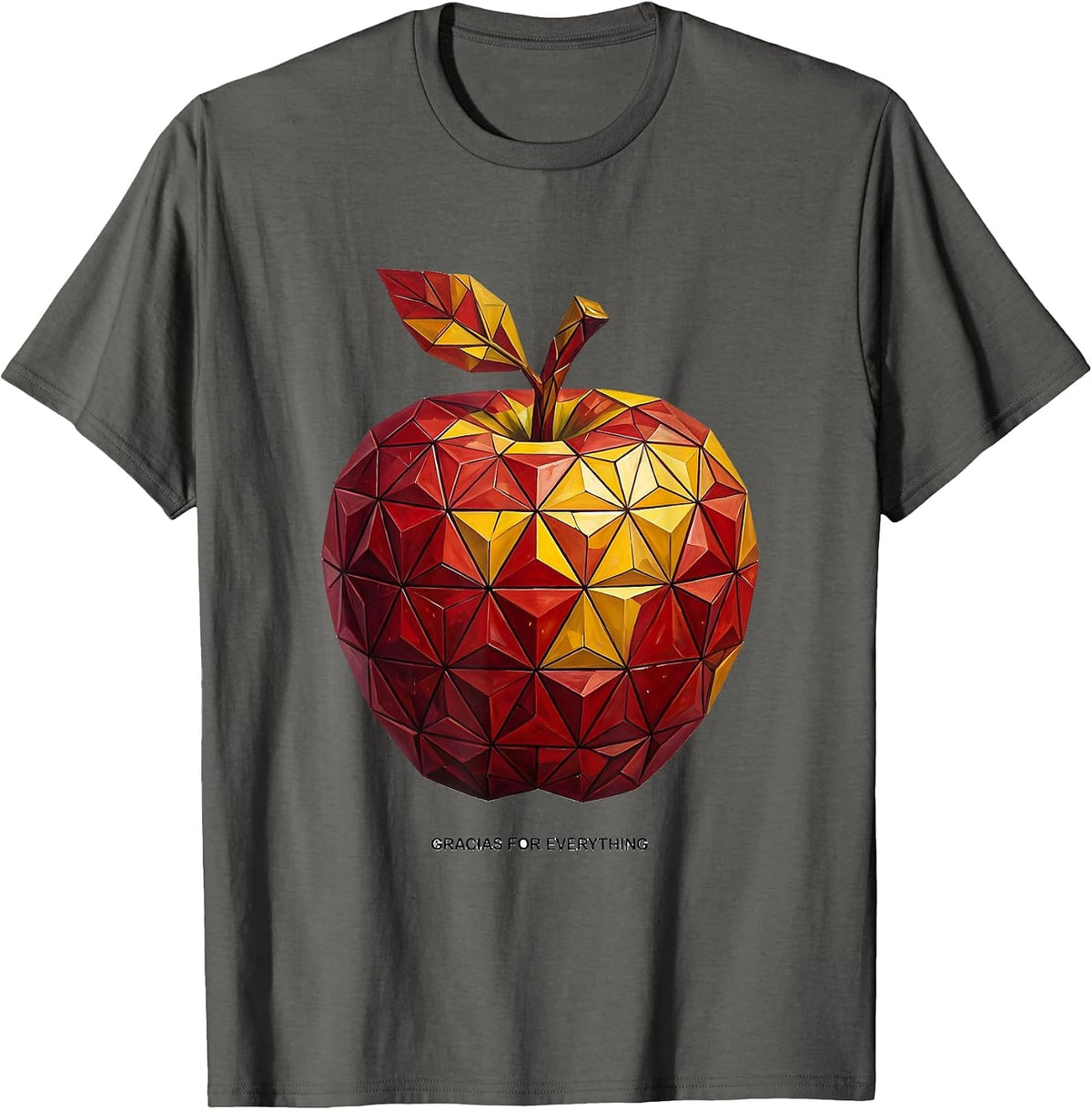 Gracias For Everything Spanish Teacher Design T-Shirt - Asphalt Grey