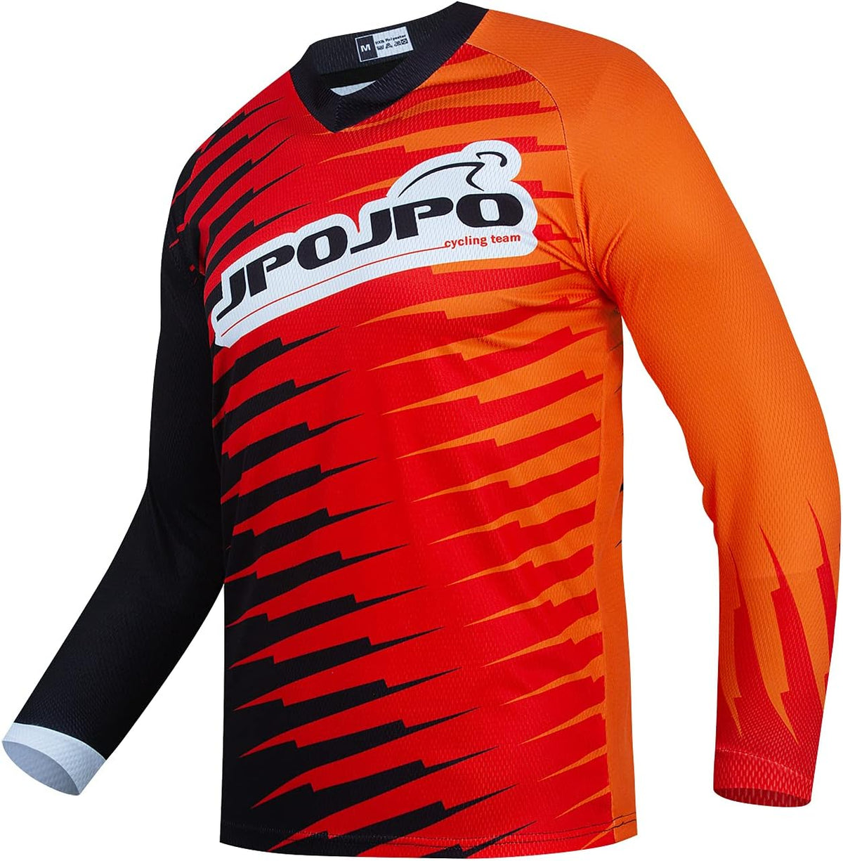 JPOJPO Men's Mountain Bike Jersey Long Sleeve MTB Off-Road Racing Downhill Motocross Shirts Quick Dry&Moisture-Wicking Tops
