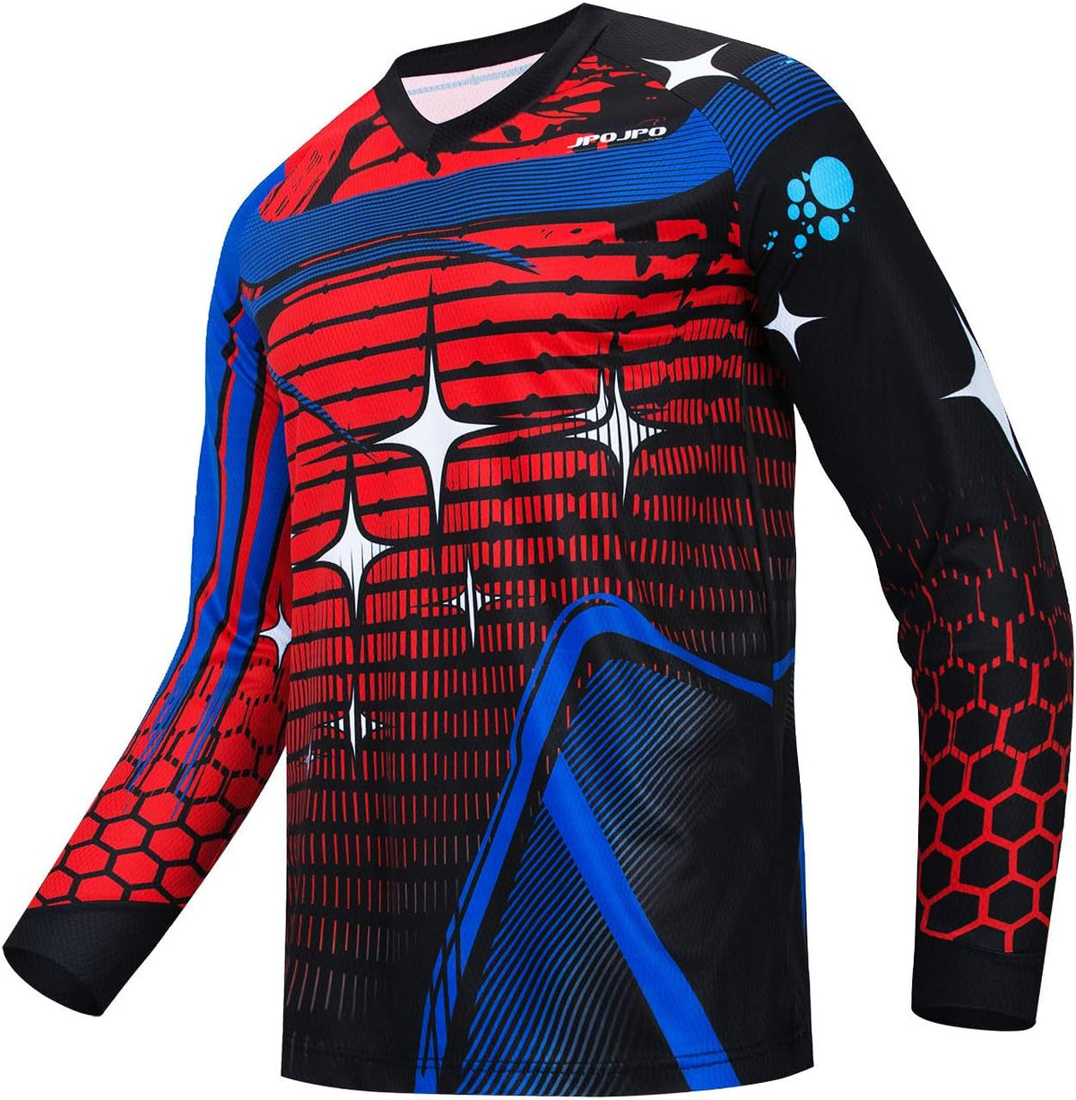 Men's Motocross Jersey Long Sleeve Motocross Shirt Men Mountain Dirt Bike Jersey Downhill Riding Racing Clothing Tops -