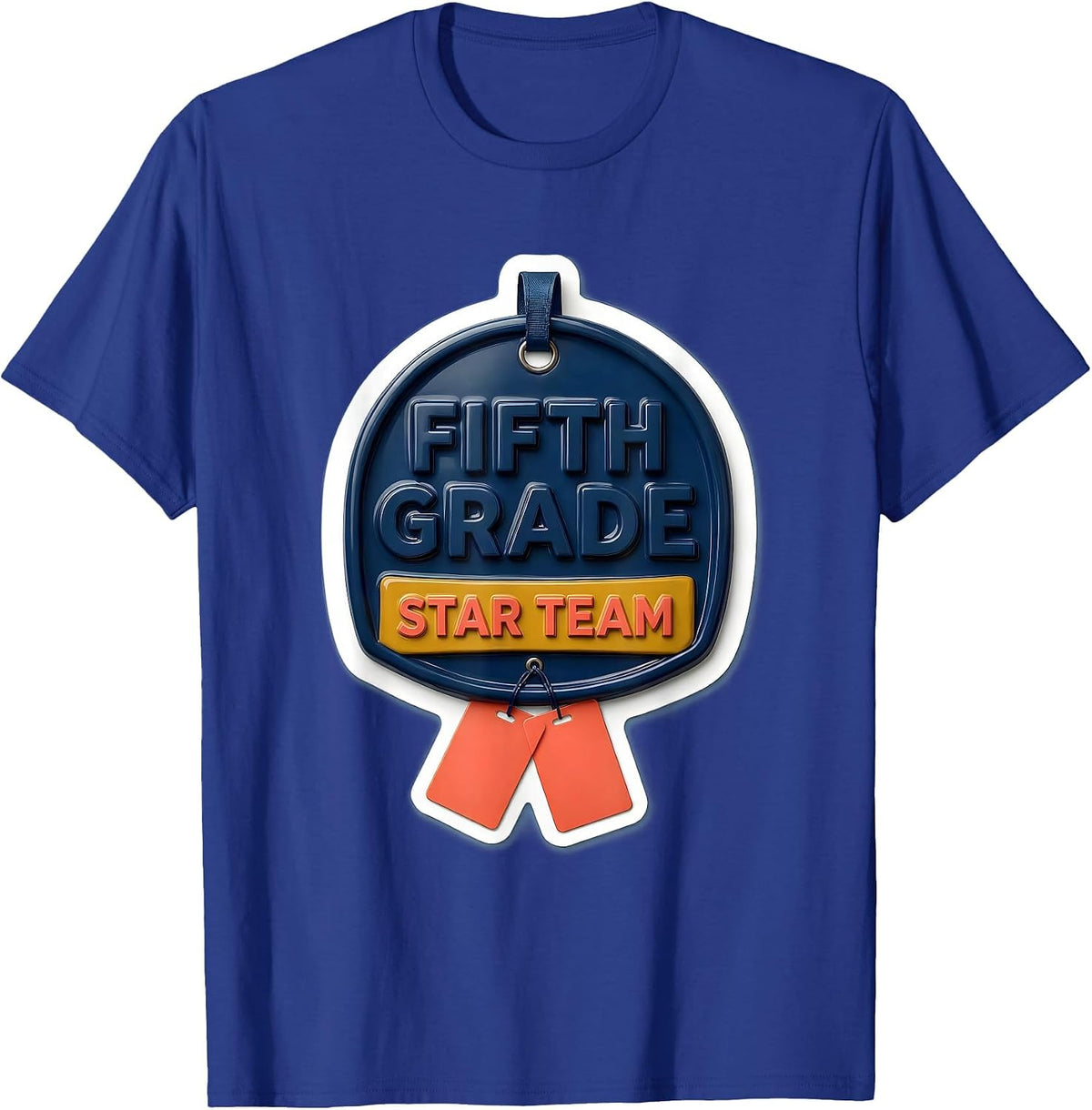 Fifth Grade Star Team Funny Teacher Back To School Pride T-Shirt - Royal Blue
