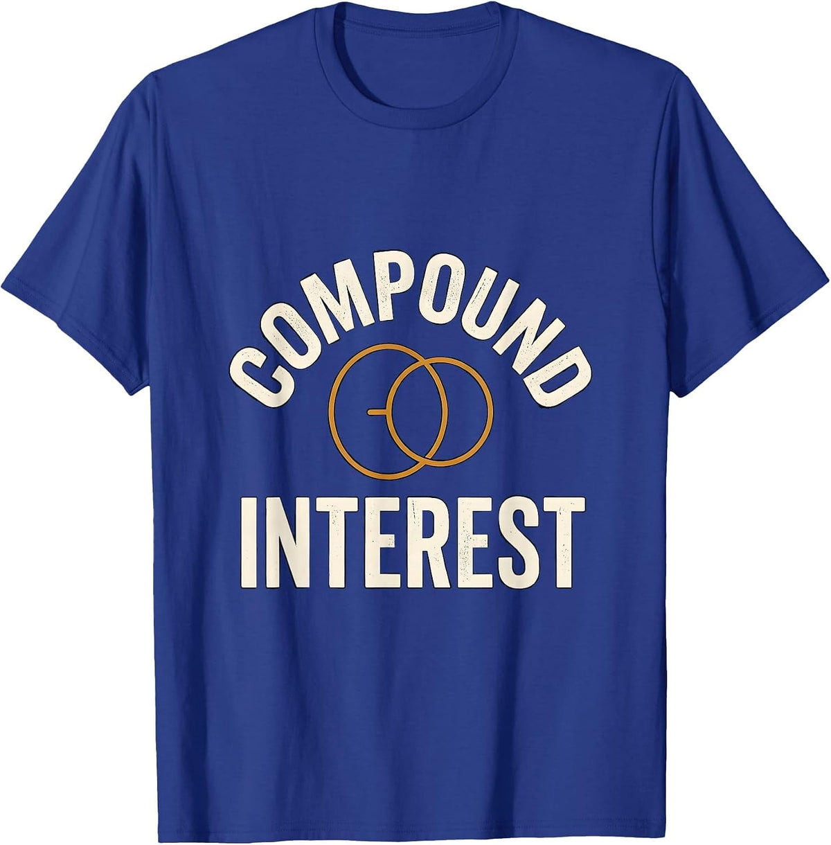 Men's Compound Interest Funny Chemistry Science Lover Gift T-Shirt - Royal Blue