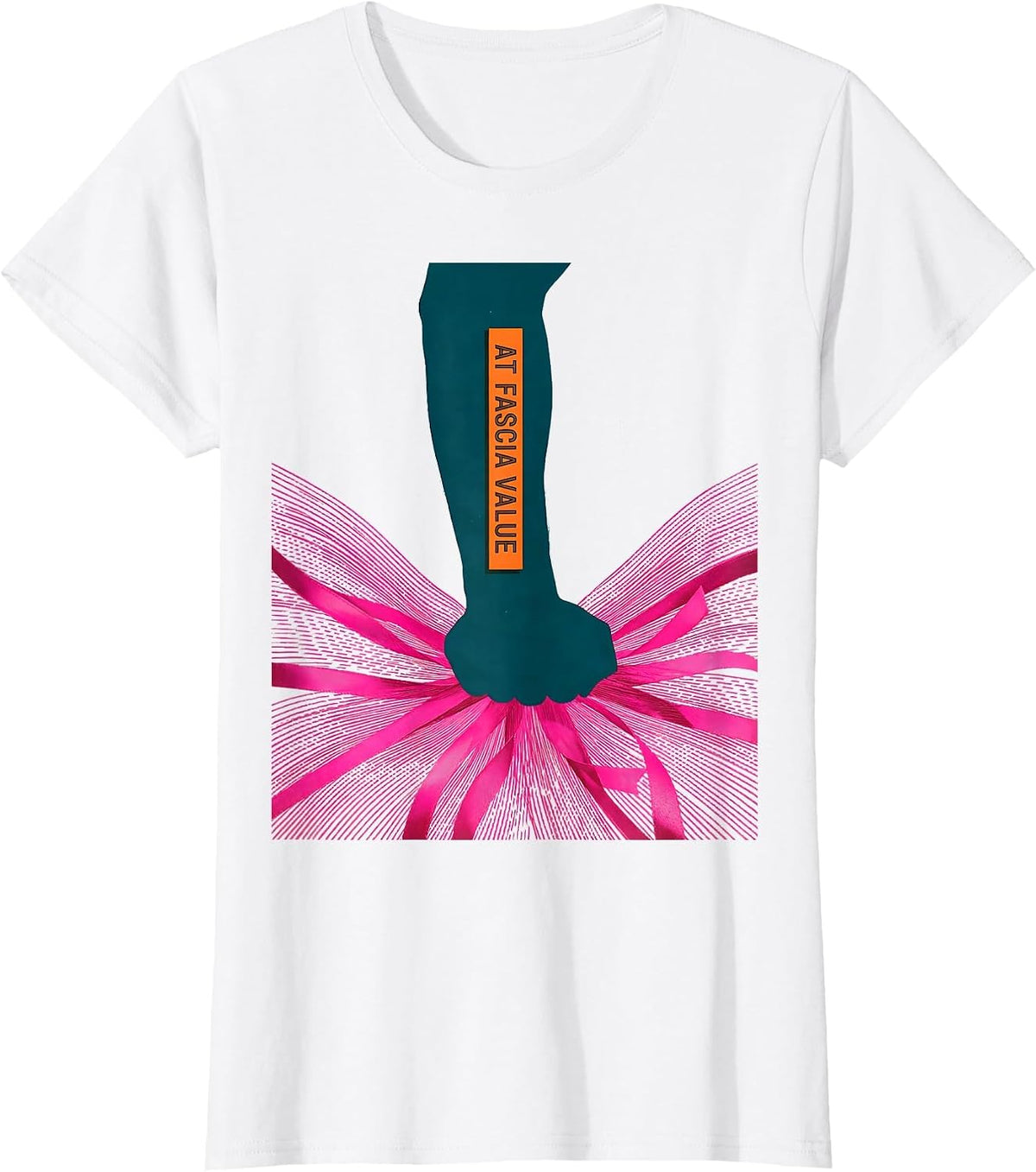 Women's At Fascia Value Funny Massage Therapist LMT Occupational T-Shirt - White