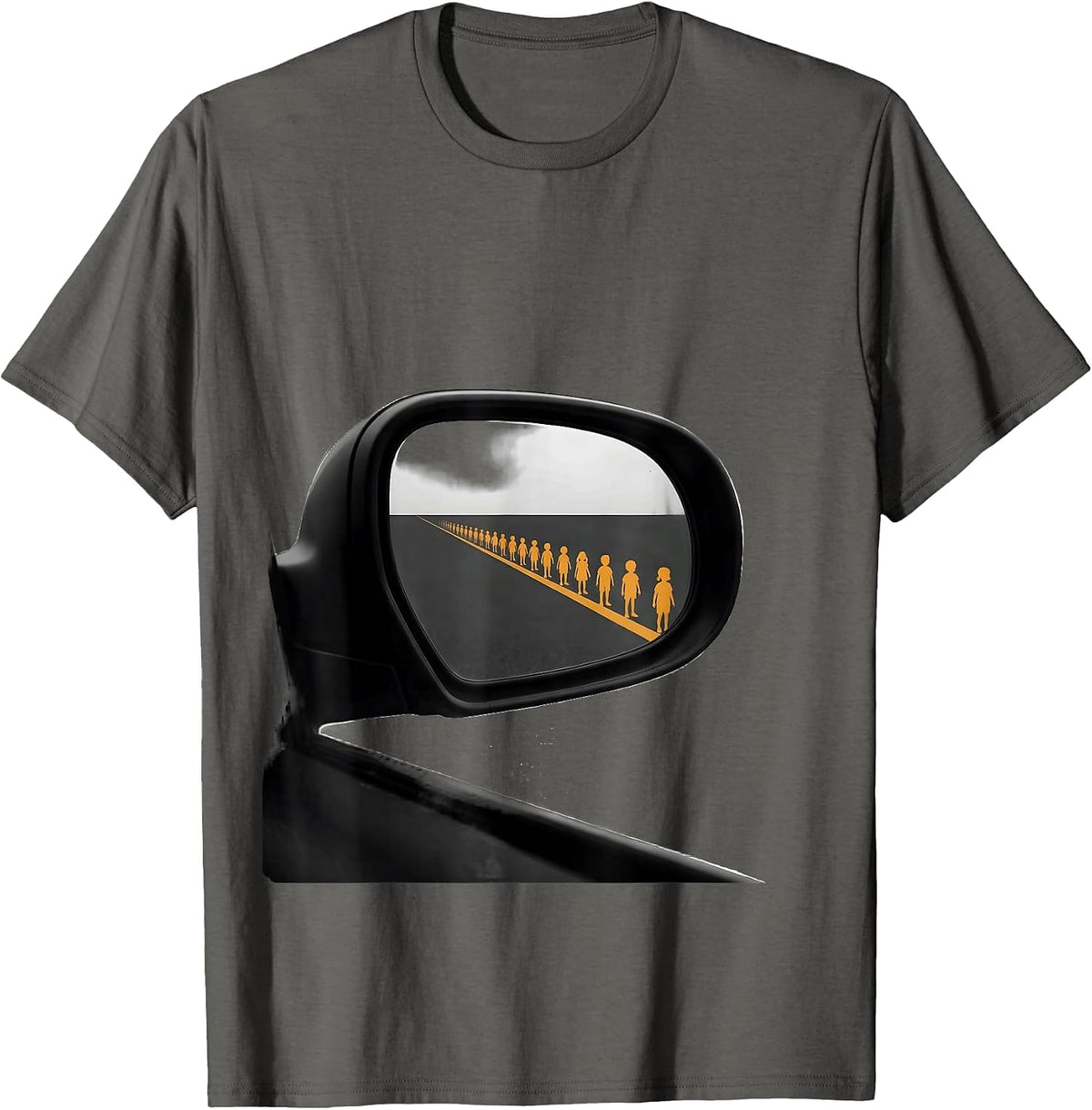 School Bus Driver Minimalist Driver Humor T-Shirt - Asphalt Grey