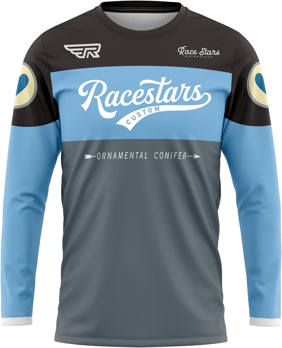 MTB Jersey Men Long Sleeve Mountain Bike Cycling Sportswear - Rs0018