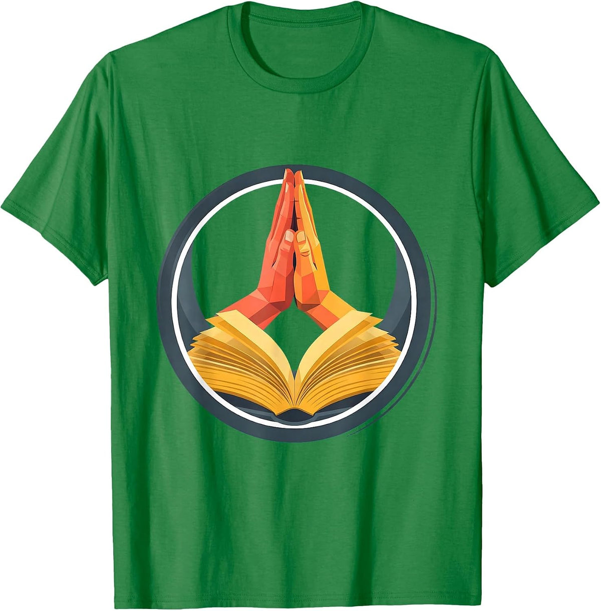 Men's Paraprofessional High Five Graphic Tee T-Shirt - Kelly Green