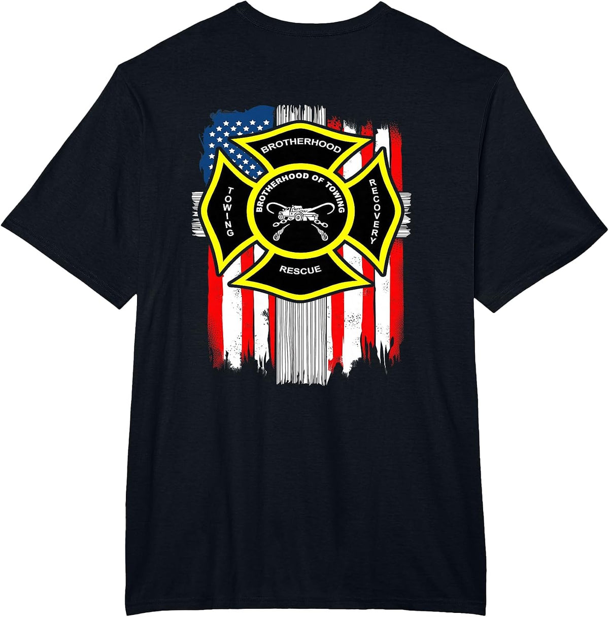 Tow Lives Matter Slow Down More Over T-Shirt - Black