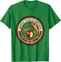 Men's Shana Tova U'Metuka Folk Art Rosh Hashanah Jewish New Year T-Shirt - Kelly Green