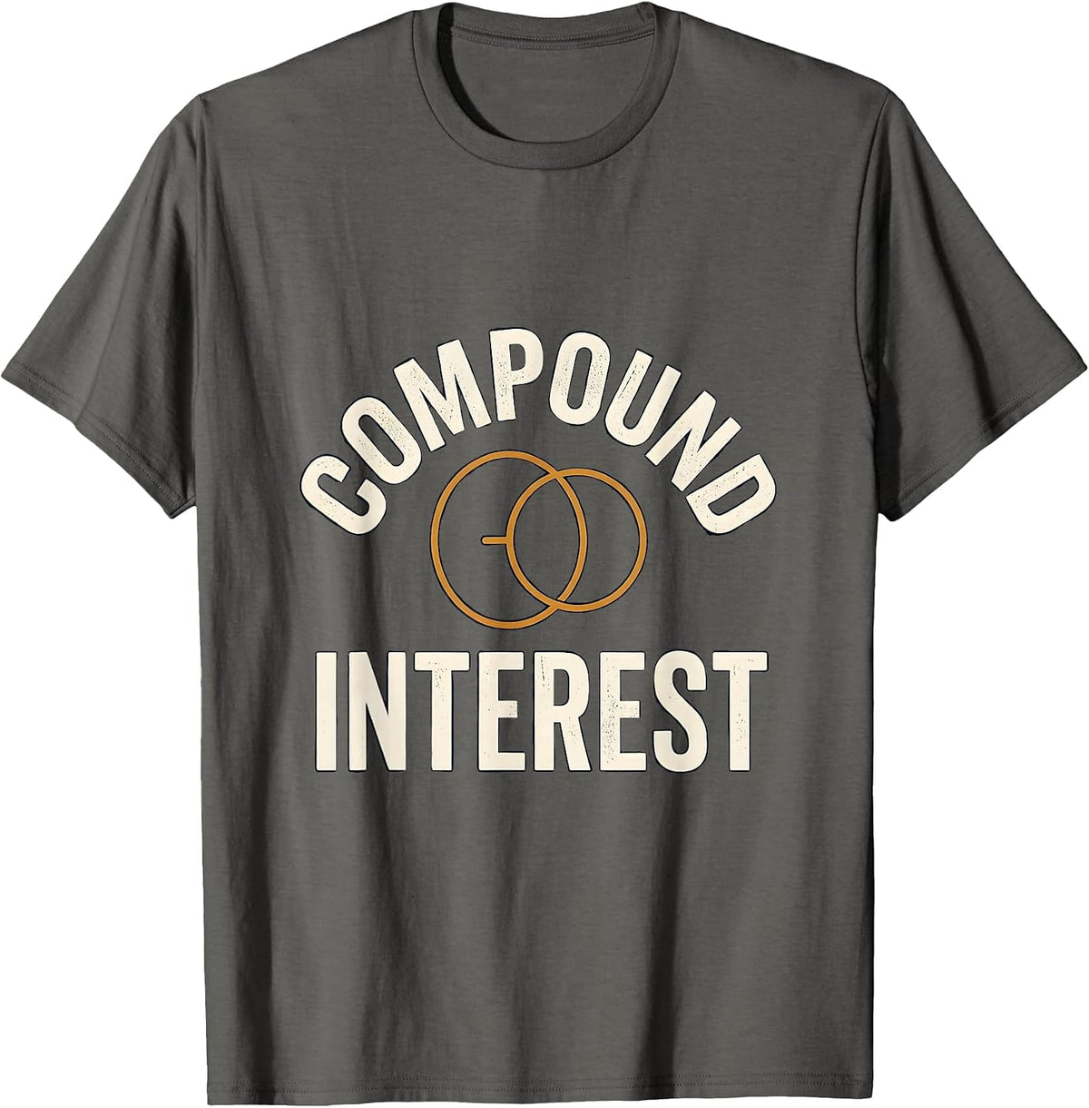 Men's Compound Interest Funny Chemistry Science Lover Gift T-Shirt - Asphalt Grey
