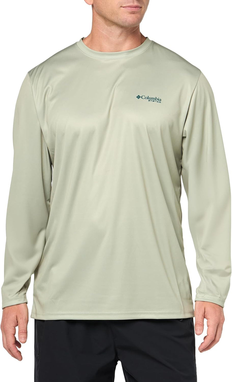 Columbia Men's Terminal Tackle PFG Fish Flag Long Sleeve, Smokey Sage/Key West, X-Small - As Pictured
