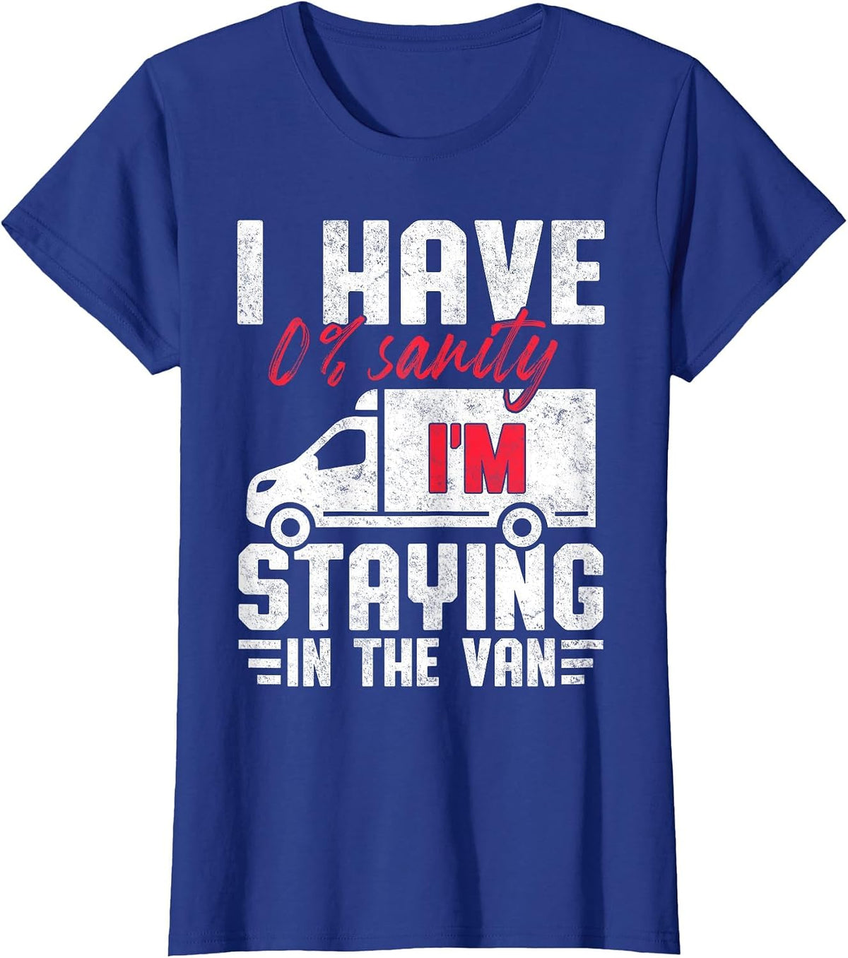 I'm Staying in Tha Van Phasmophobia Funny T-Shirt - Royal Blue
