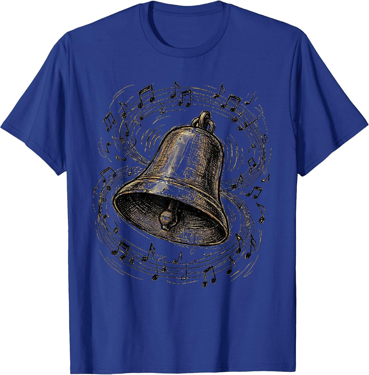 Men's 4th Grade Teacher School Bell Ringing Art T-Shirt - Royal Blue