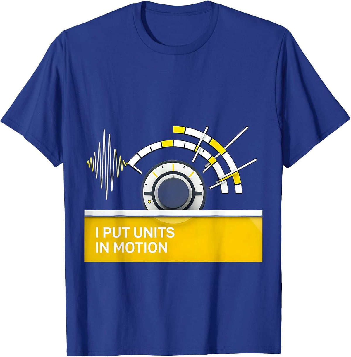 I Put Units In Motion Swiss International 911 Dispatcher T-Shirt - Royal Blue