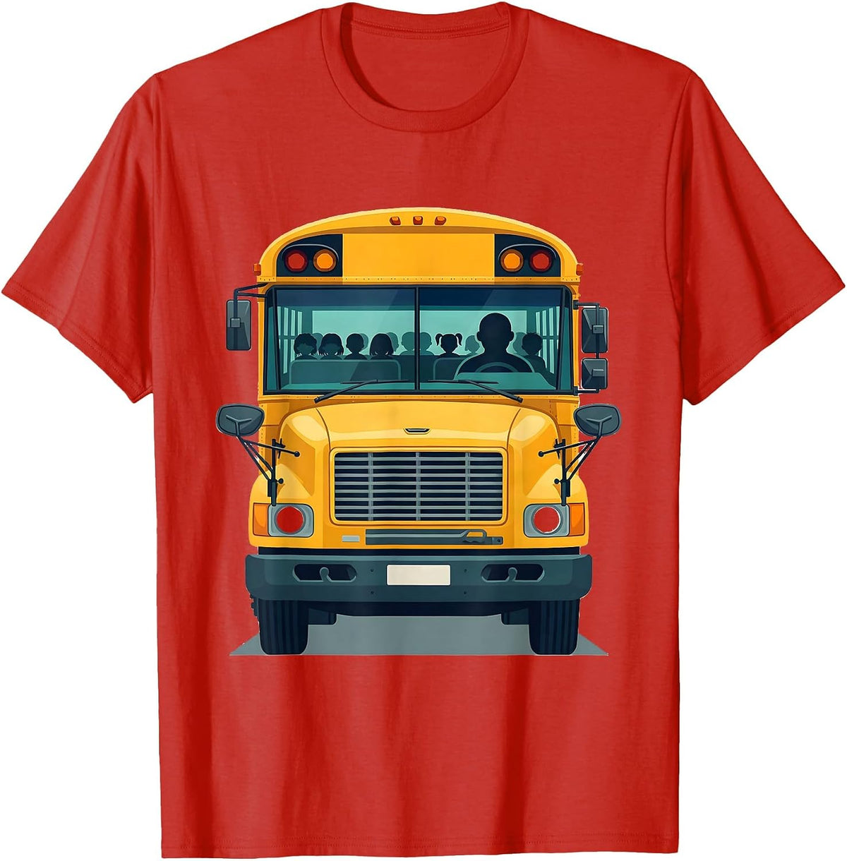 Men's School Bus Driver Funny Appreciation Gift for Drivers T-Shirt - Red
