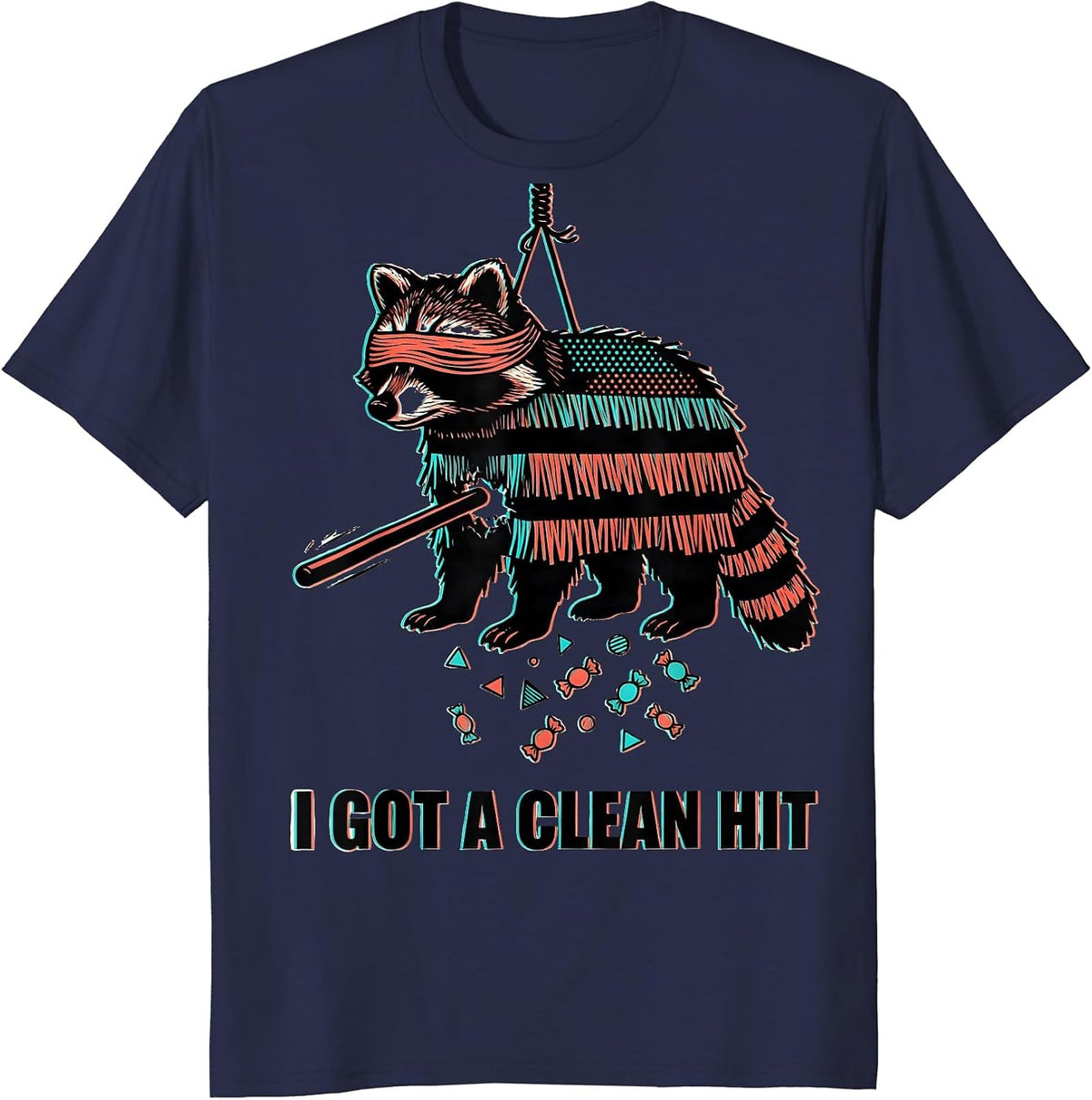 I Got A Clean Hit Funny Cinco De Mayo Party Costume T-Shirt - Navy Blue