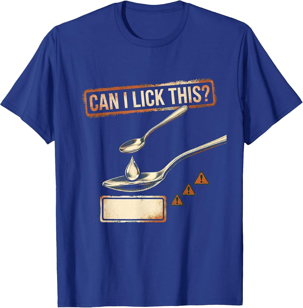 Can I Lick This Funny Periodic Table Science Teacher Student T-Shirt - Royal Blue