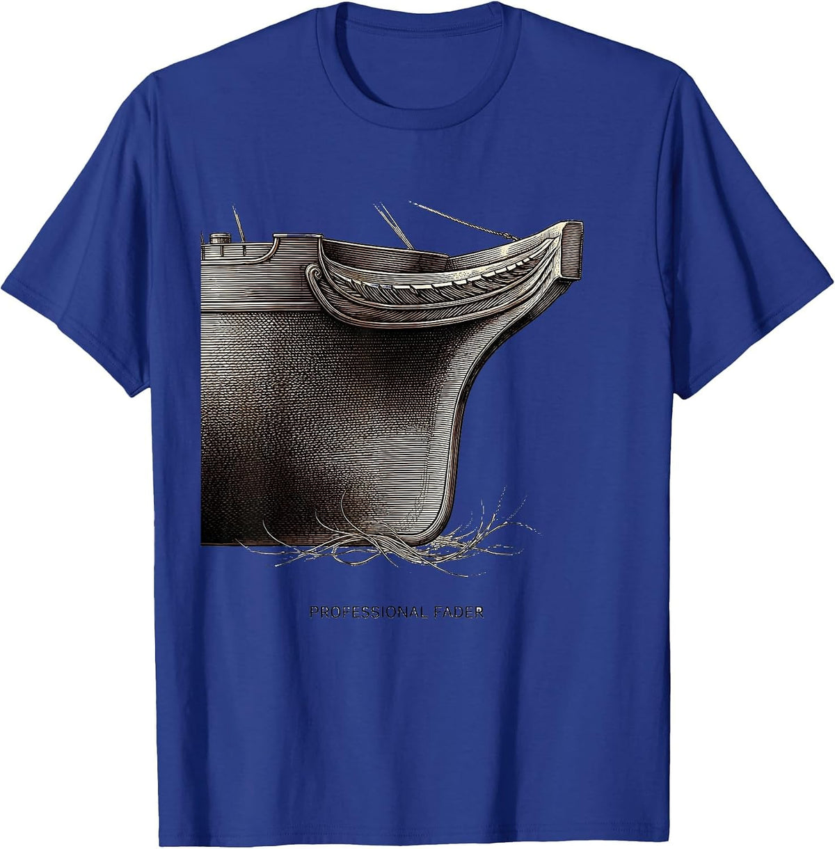 Men's Professional Fader Hairdresser Barber Humor Gift T-Shirt - Royal Blue