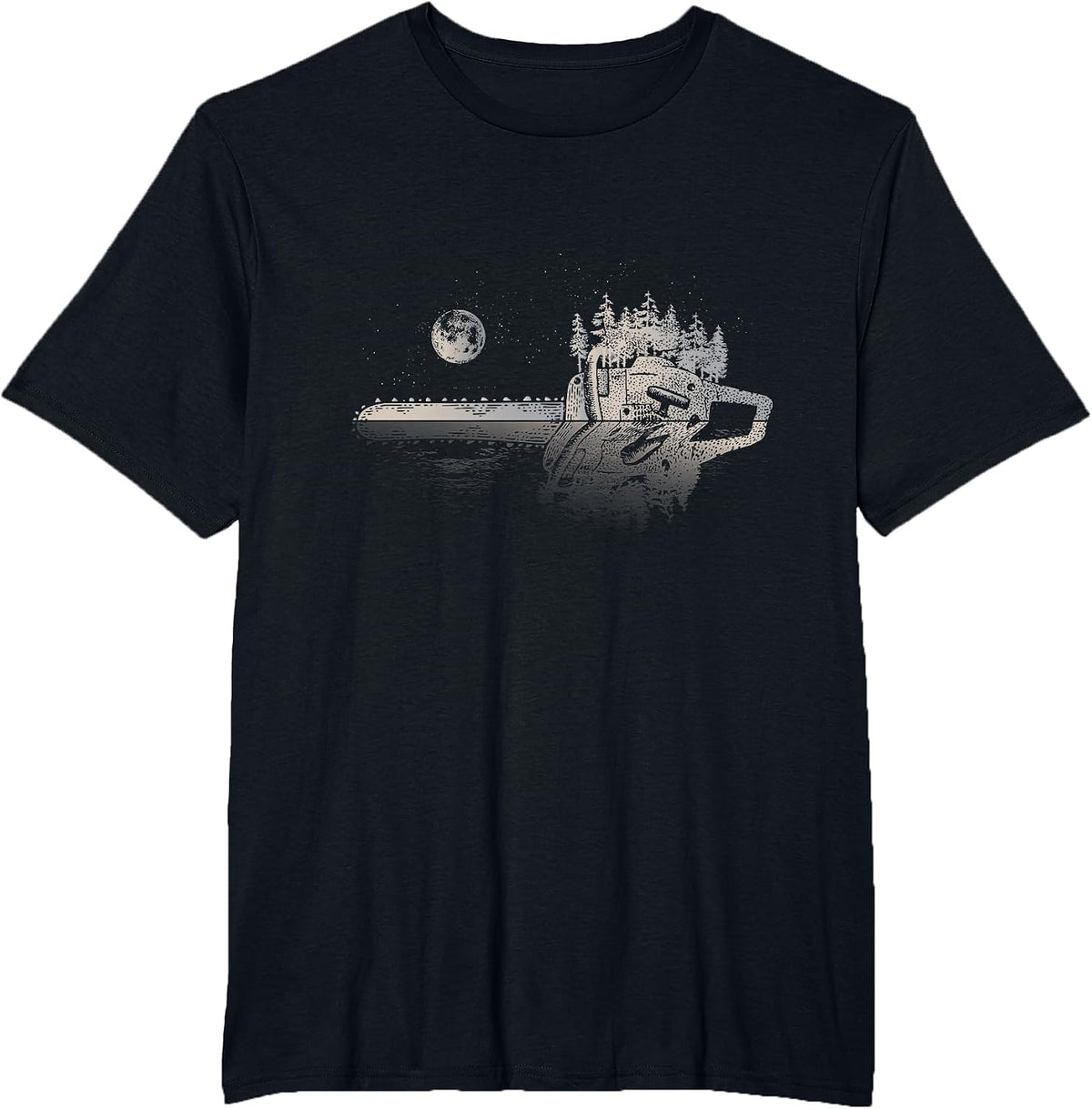 Chainsaw Woodworker Men Lumberjack Arborist Chainsaw T-Shirt - Black