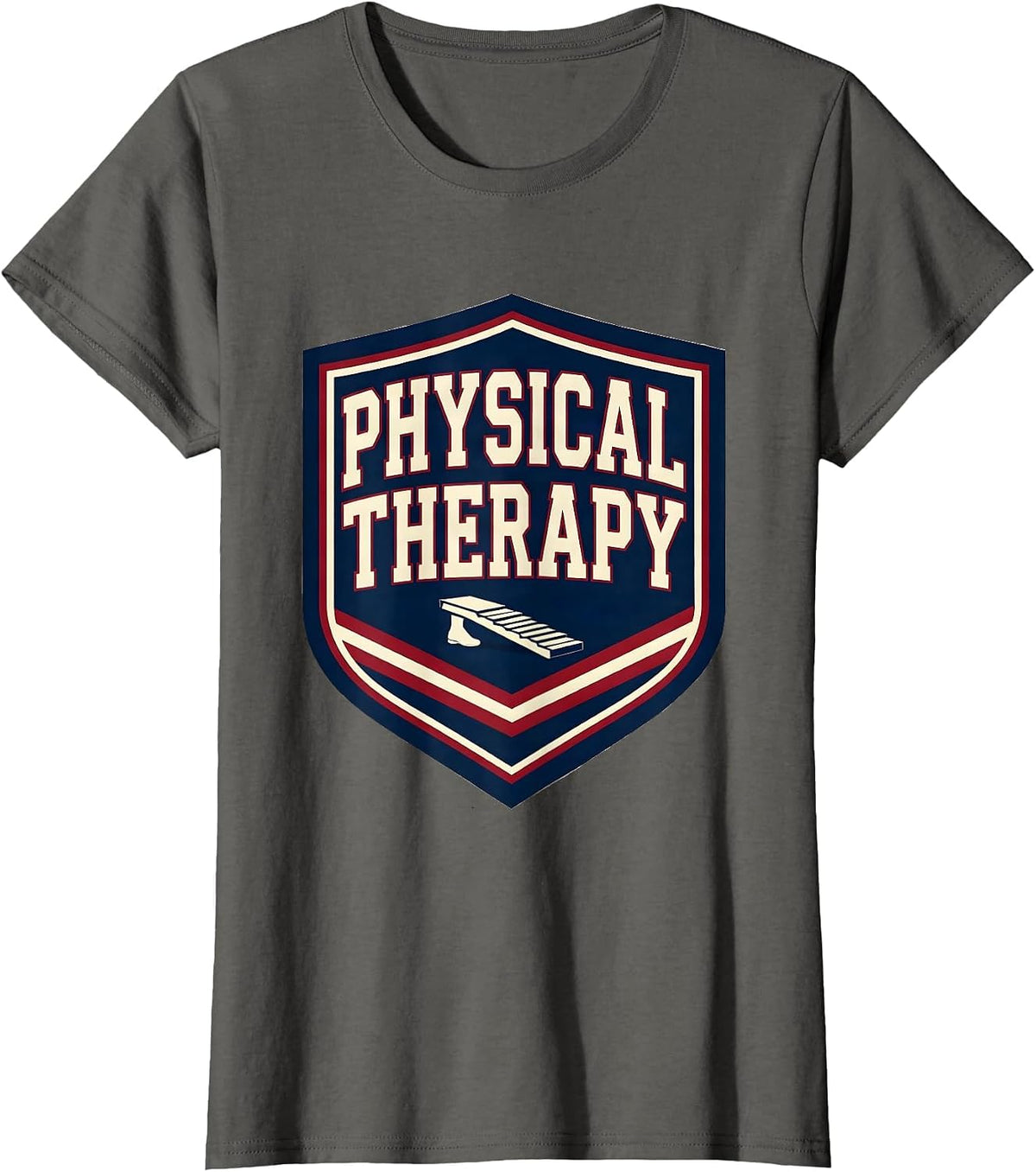 Women's Physical Therapy Sports Occupational Therapist OT Month Gift T-Shirt - Asphalt Grey