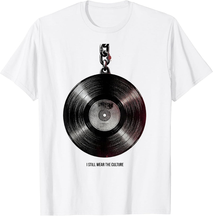 Men's I Still Wear The Culture Monochromatic Hip Hop Nostalgia T-Shirt - White
