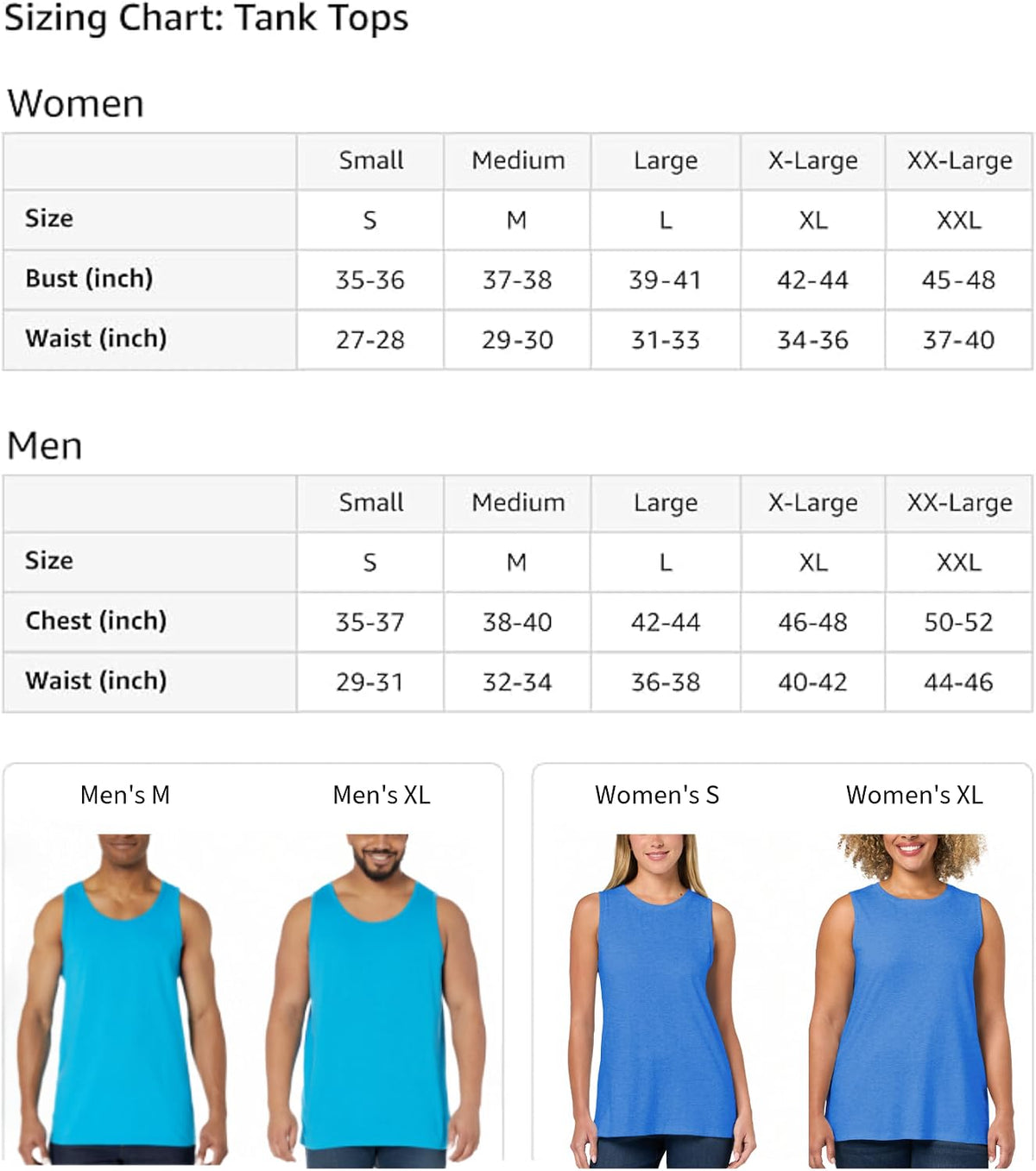 Meme Art Sleeveless Tank Top - size chart