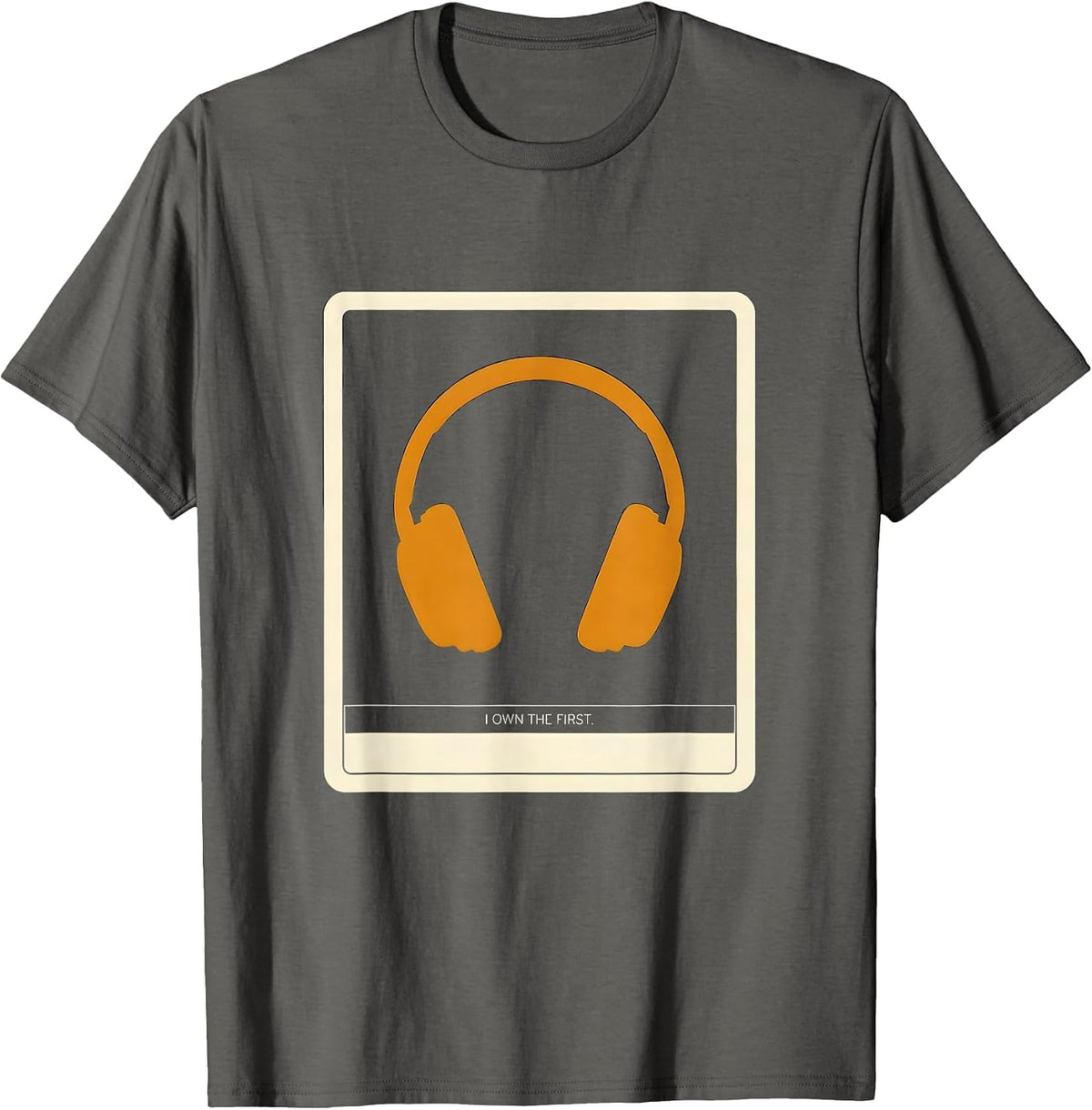 I Own The First Minimalist 911 Dispatcher Thin Yellow Line T-Shirt - Asphalt Grey