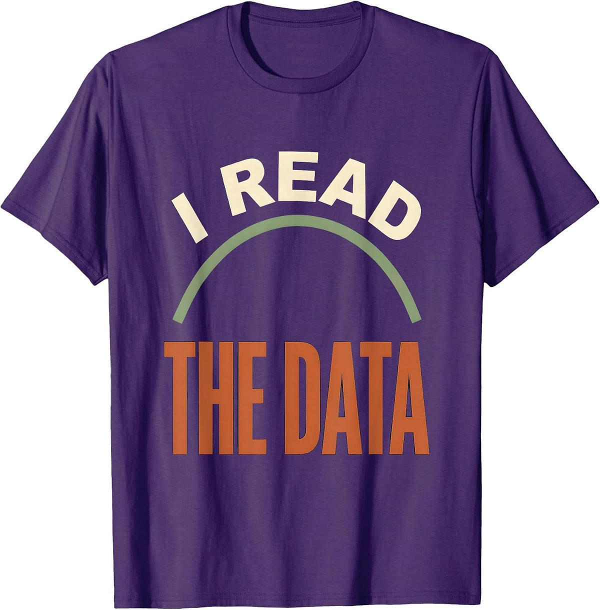 Men's I Read The Data Funny School Psychologist Staff Appreciation T-Shirt - Purple