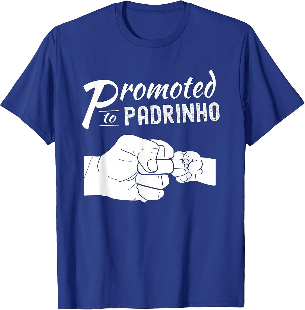 Promoted to Padrinho T-Shirt - Royal Blue