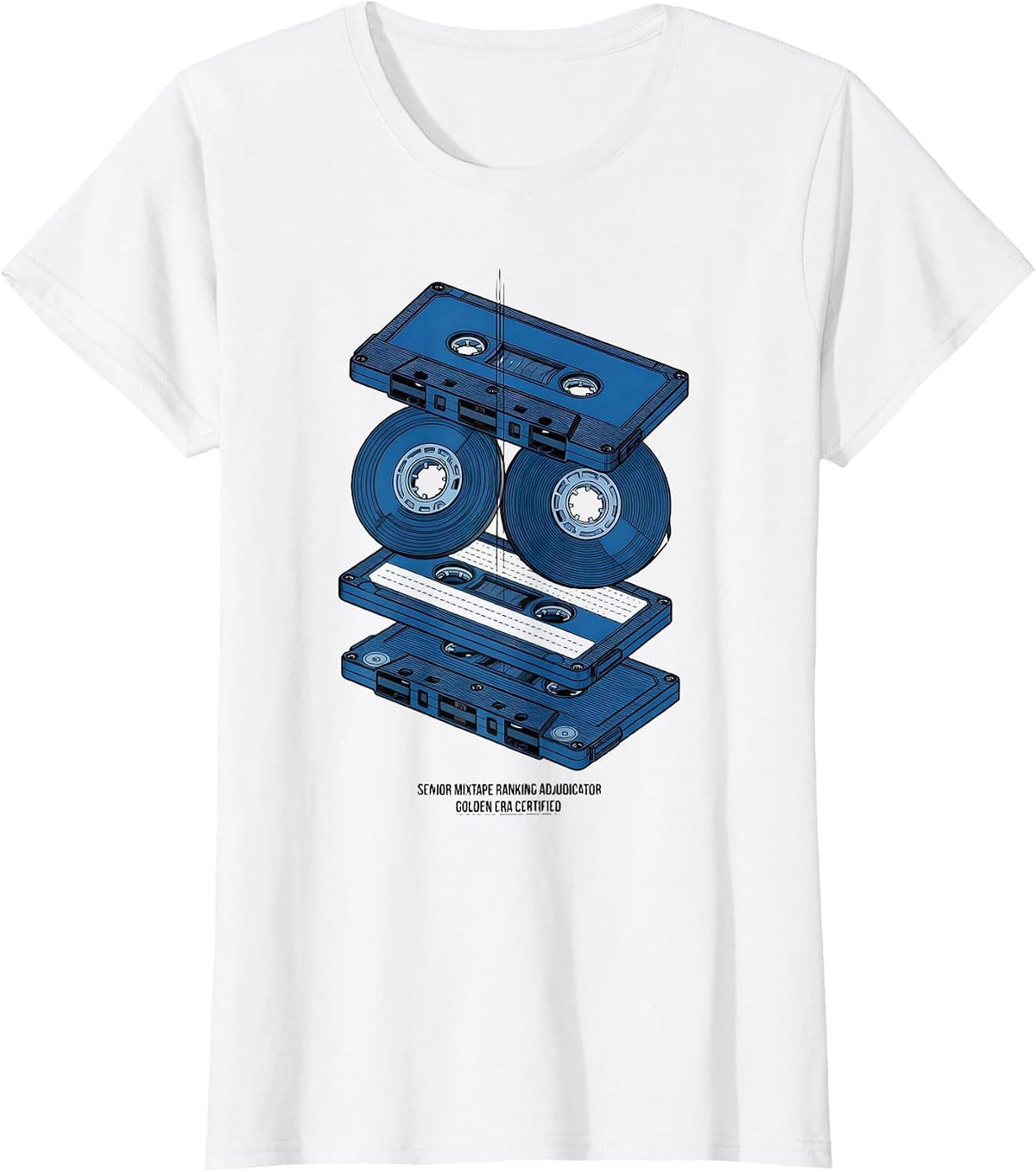 Senior Mixtape Ranking Adjudicator, Golden Era Certified T-Shirt - White
