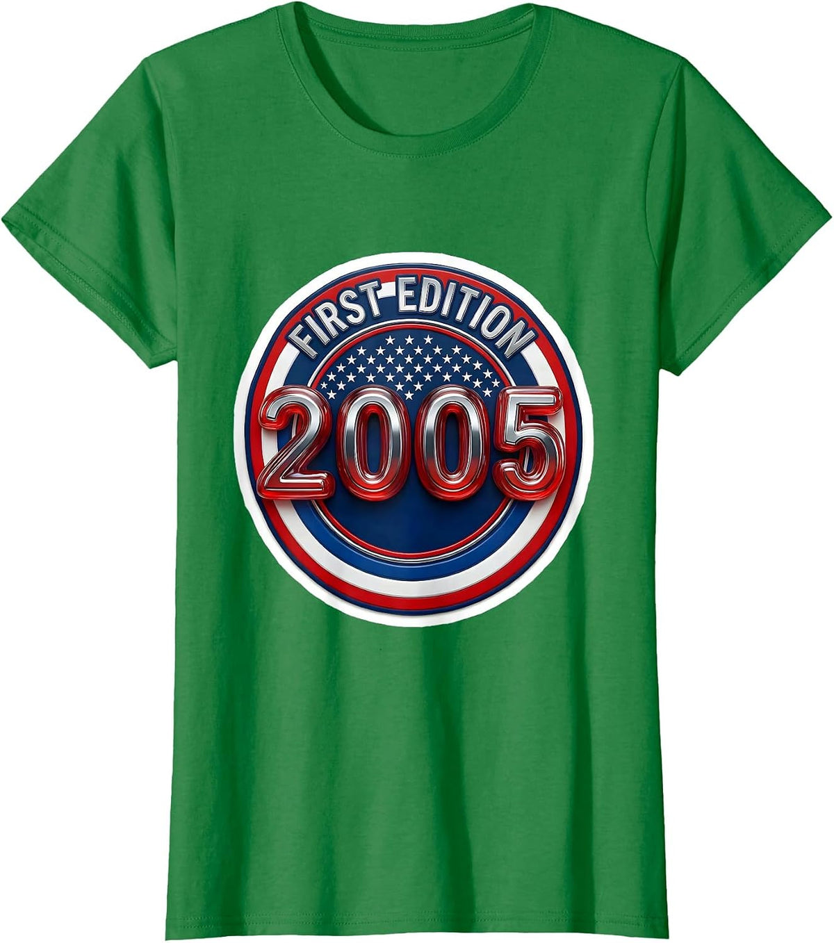 Women's First Edition 2005 Patriotic Vintage 21st Birthday Gift Men T-Shirt - Kelly Green