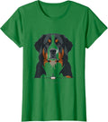 Women's I Shed, You Vacuum Funny Bernedoodle Dog Mom Dog Dad Humor T-Shirt - Kelly Green
