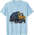 Men's Born to Haul Trash Trash Truck Design T-Shirt - Baby Blue