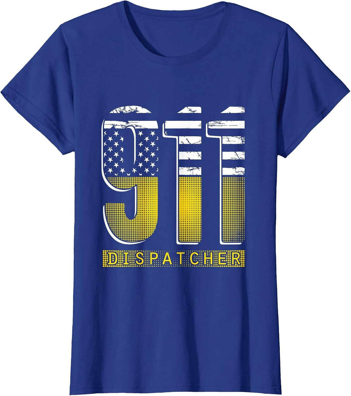 911 Dispatcher T-Shirt - Royal Blue