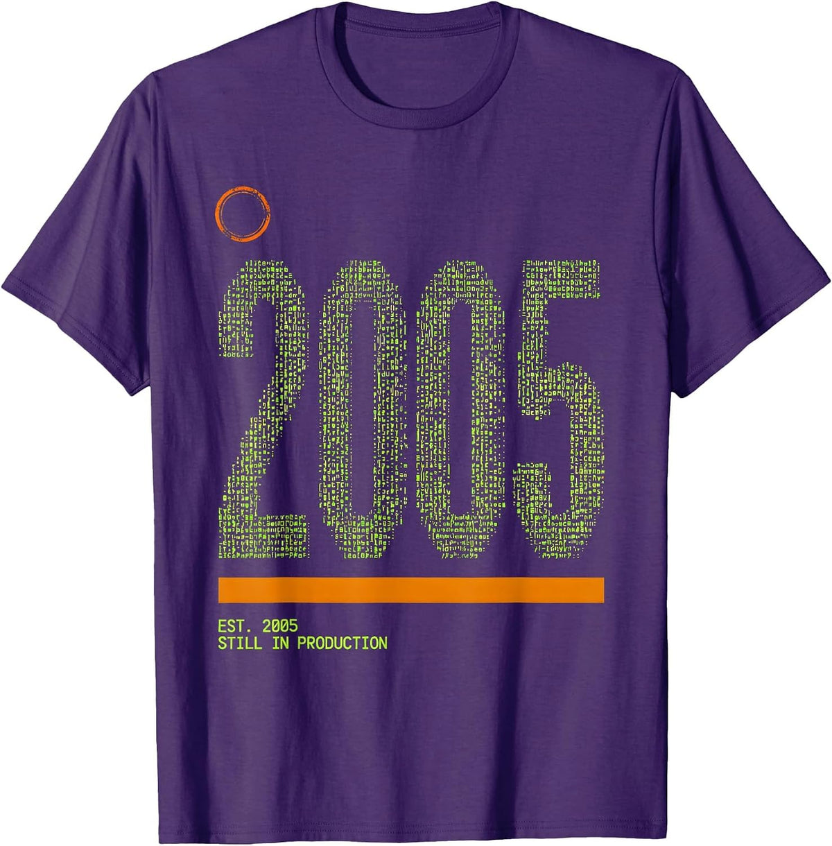 Est. 2005 Still In Production Vintage Birthday Edition T-Shirt - Purple