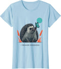 Women's I Treasure Hedgehogs Cute Hedgehog Animal Lover Gift T-Shirt - Baby Blue