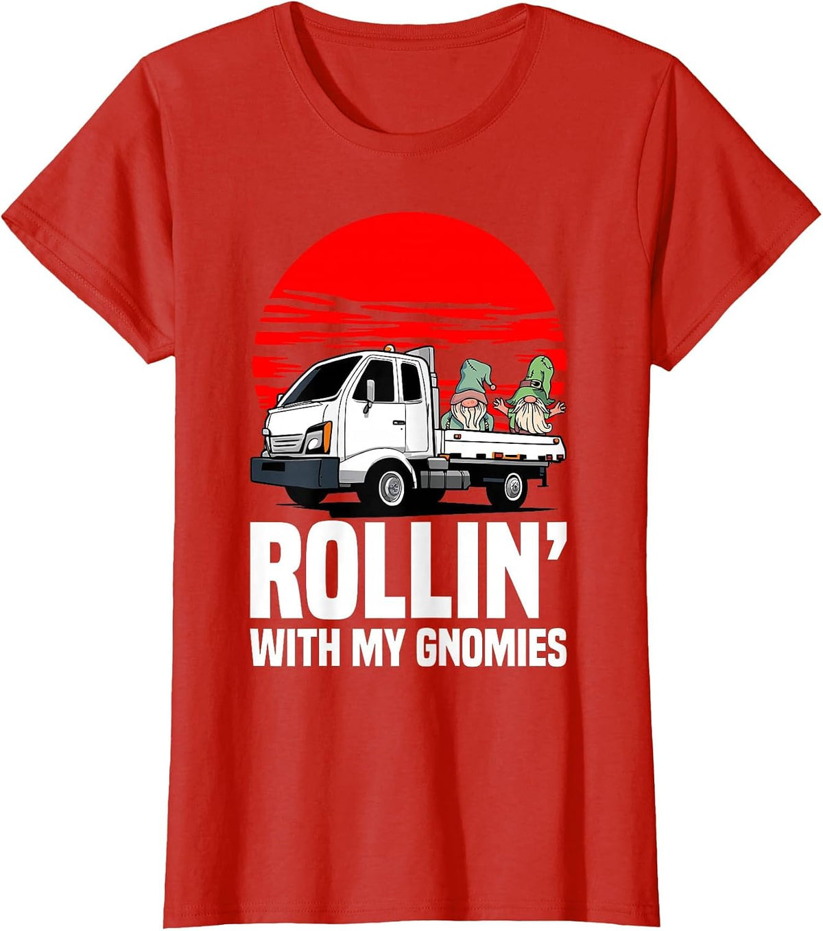 Japanese Mini Truck Lover Rollin Driver Kei Trucks T-Shirt - Red