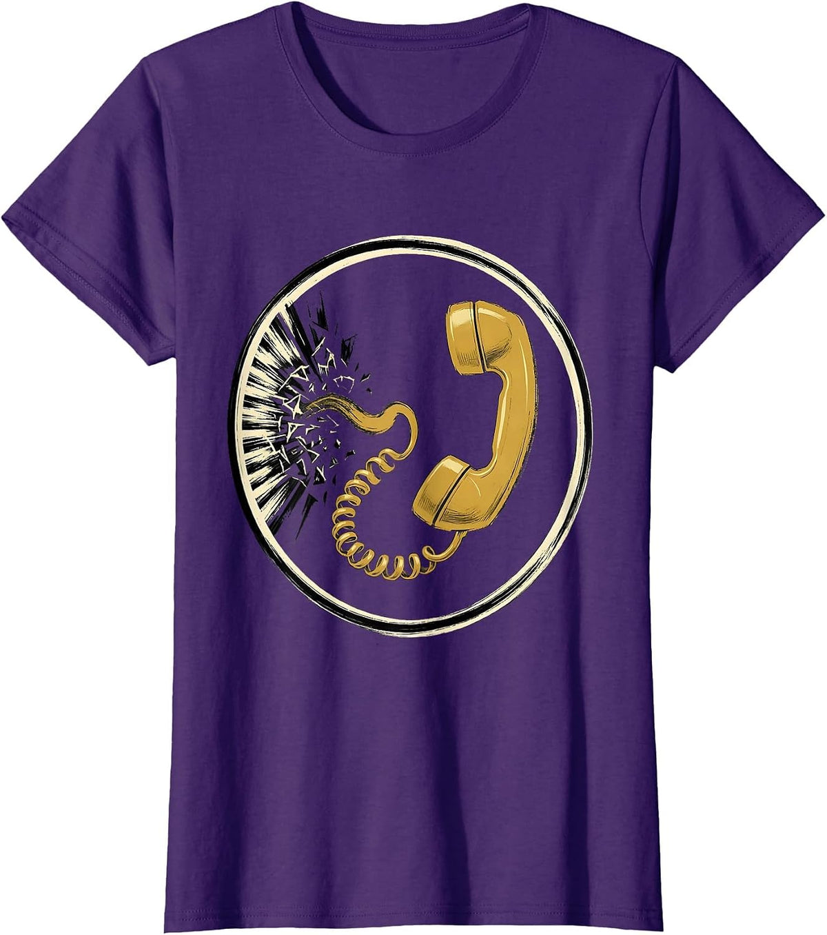 Women's Alarm Ray Dispatcher Tribute Showcard Style T-Shirt - Purple