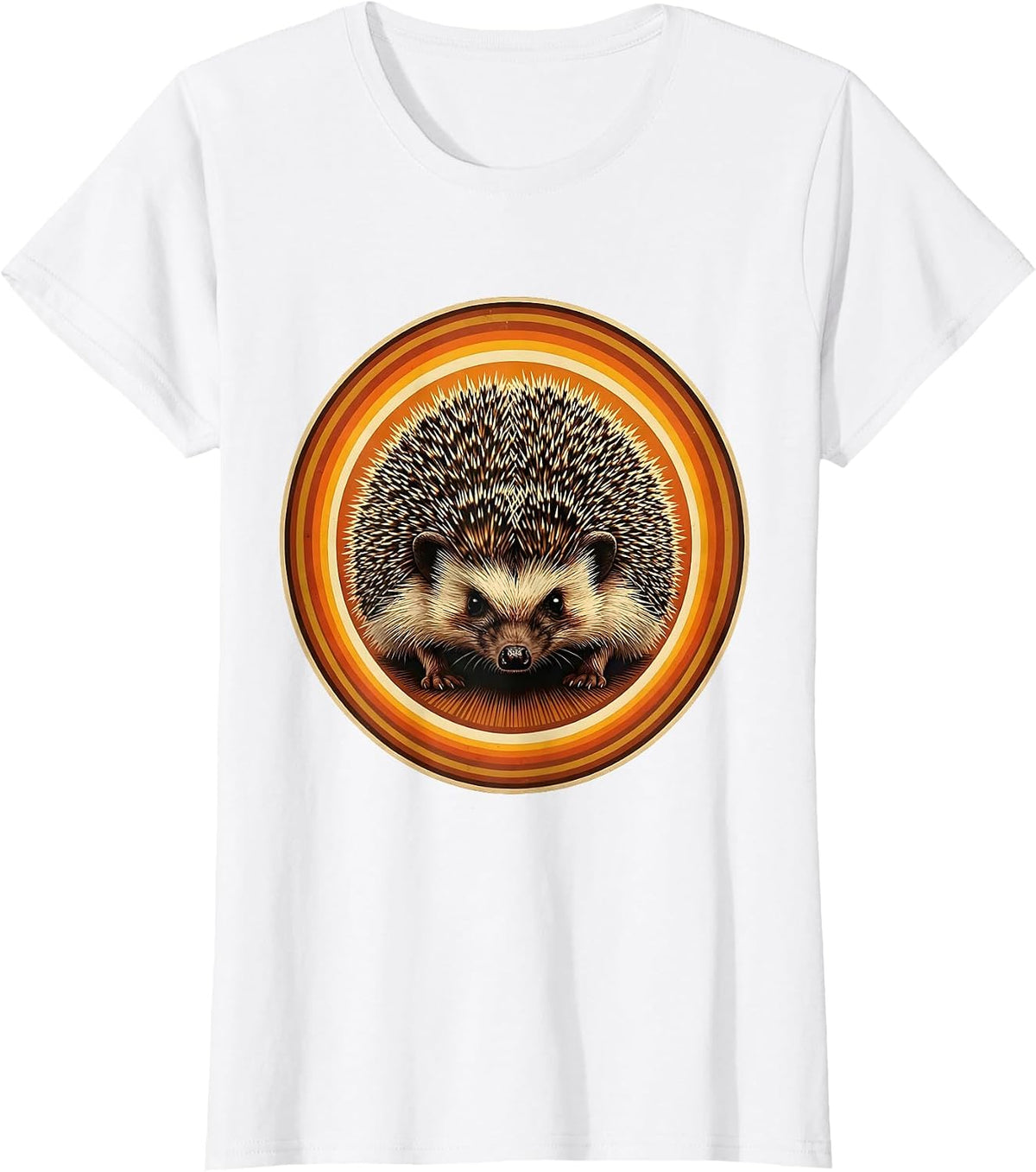 Women's I Could Be Meaner Hedgehog Turned Away T-Shirt - White