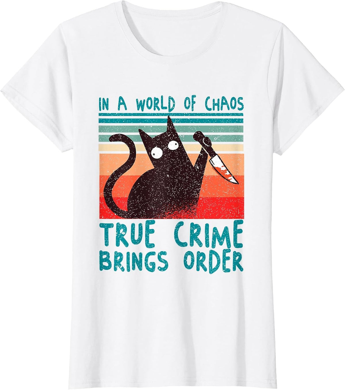 Funny Killer Documentaries - Murder Shows & True Crime T-Shirt - White