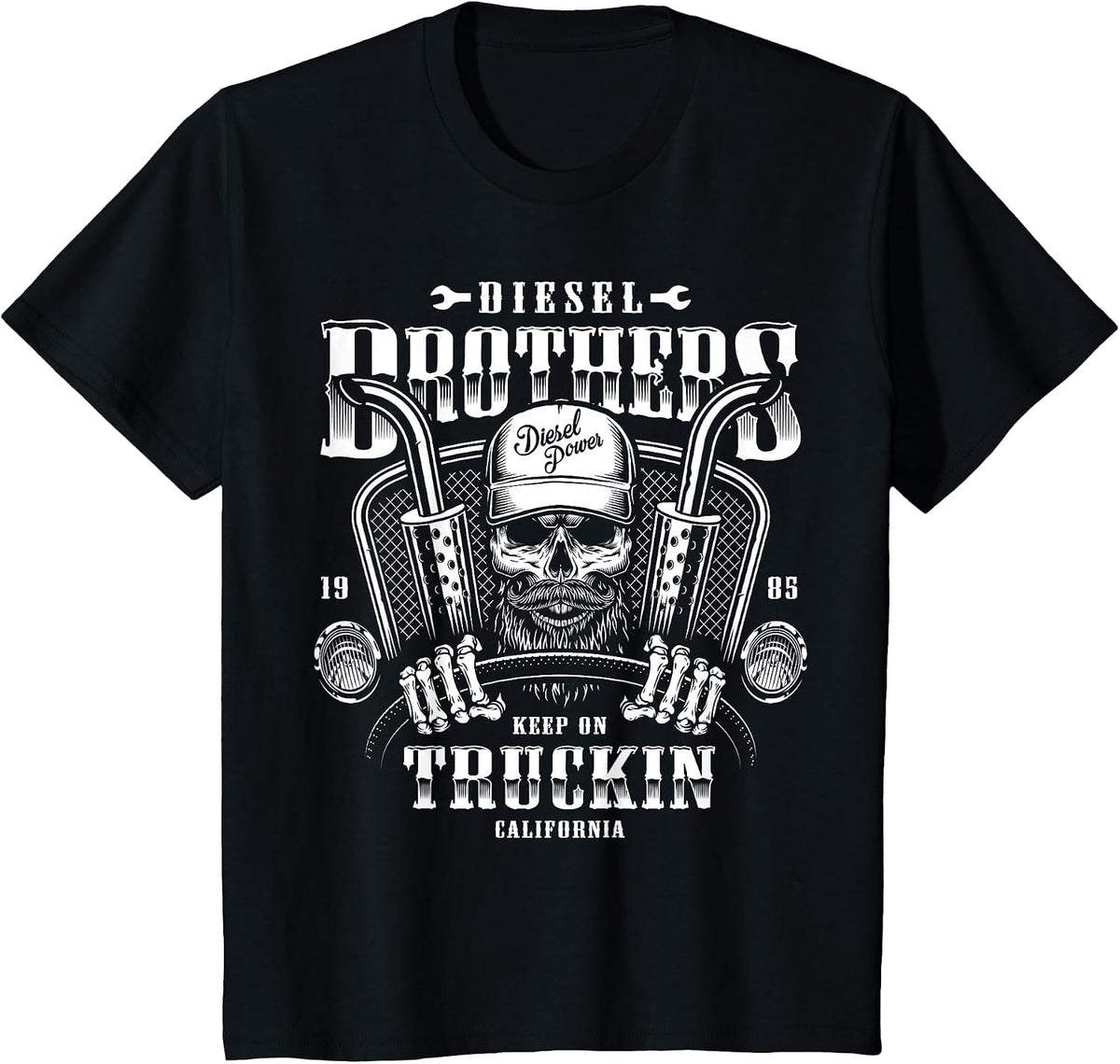Diesel Brothers Keep On Truckin T-Shirt - Black