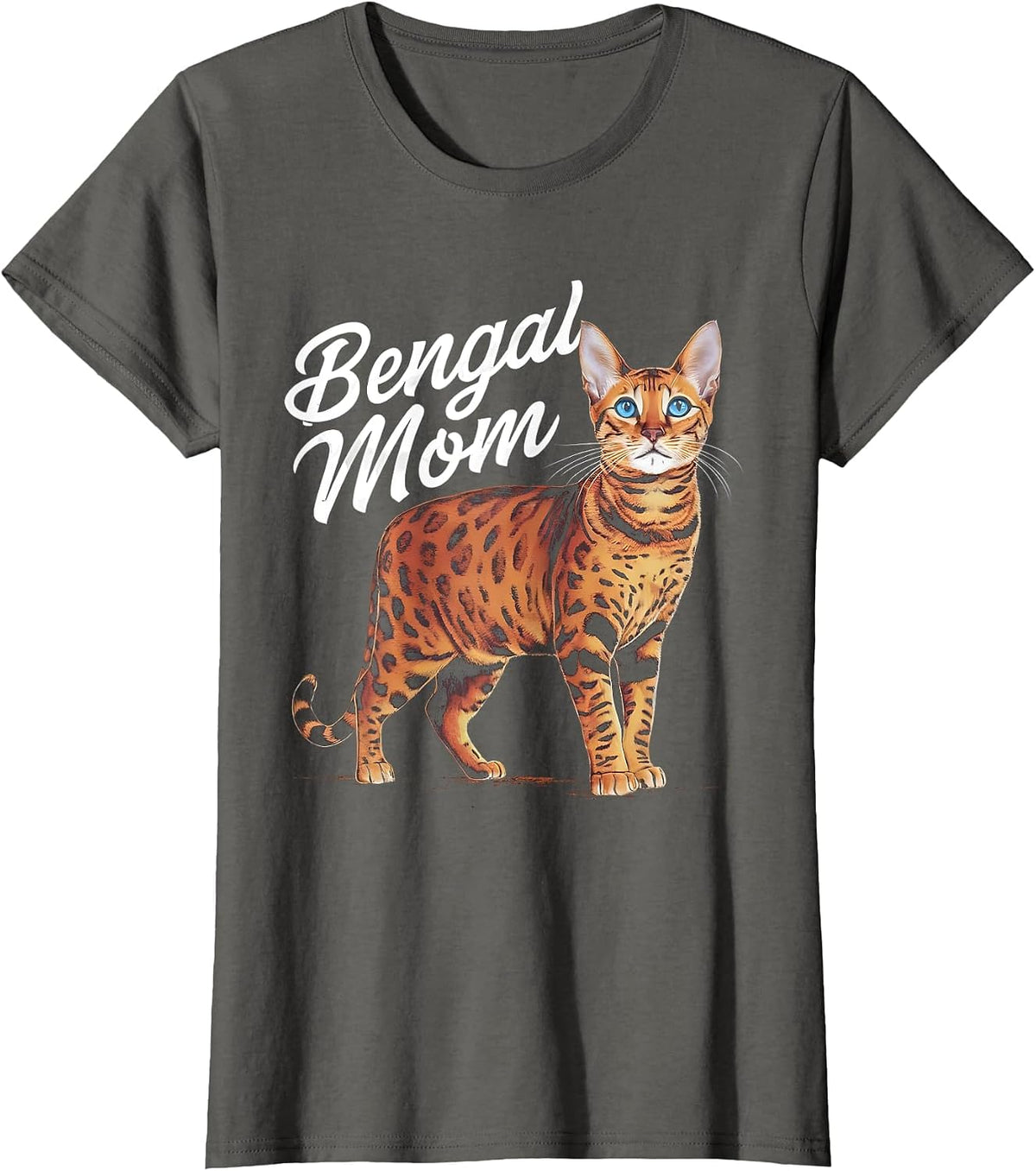 Bengal Mom T-Shirt - Asphalt Grey