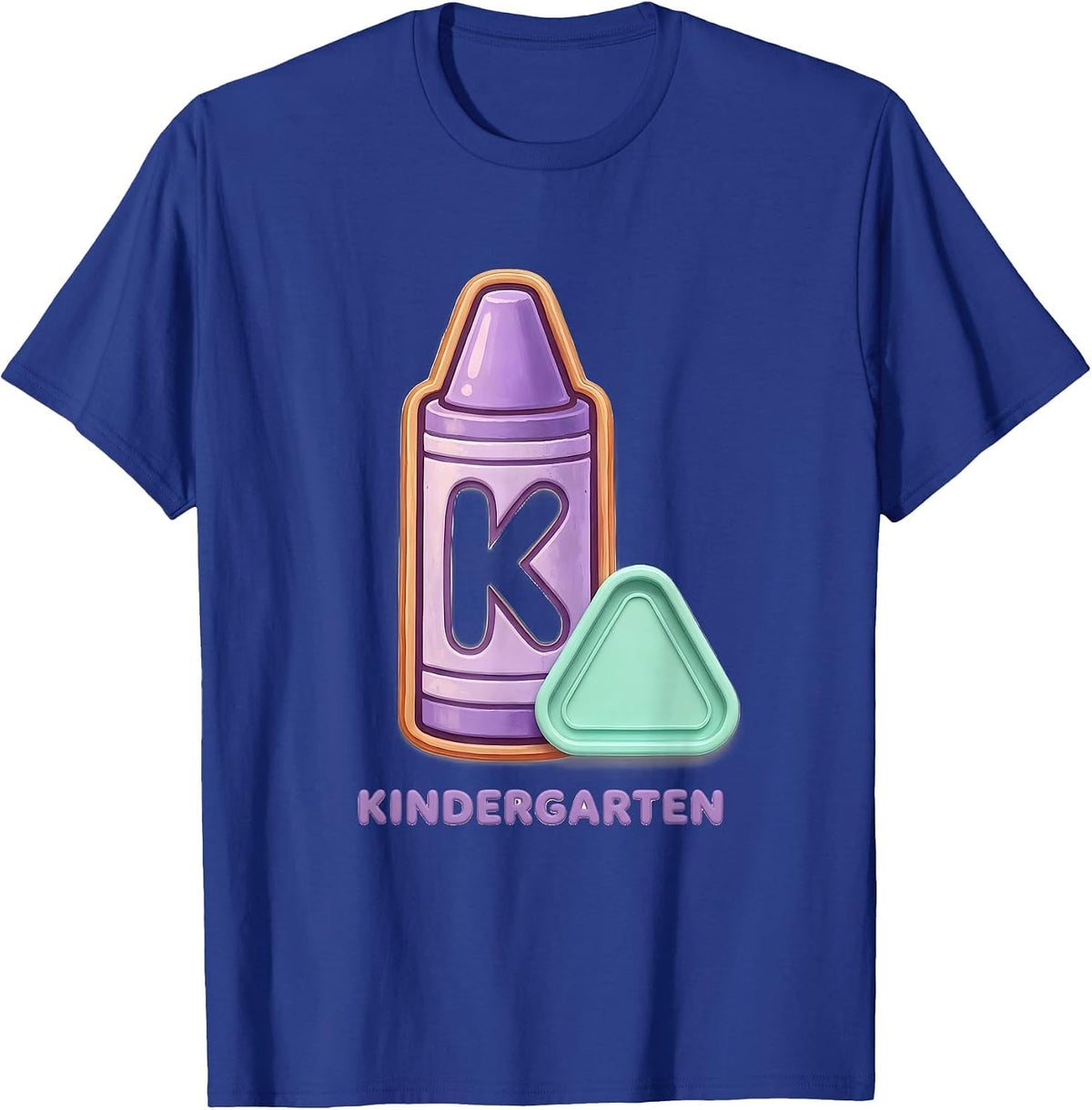 Kindergarten Cute Kawaii Elementary Teacher Back To School T-Shirt - Royal Blue
