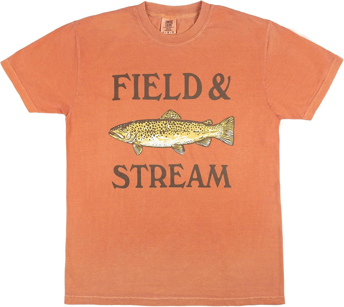 Field & Stream Trout Tee Shirt Yam, X-Large - As Pictured