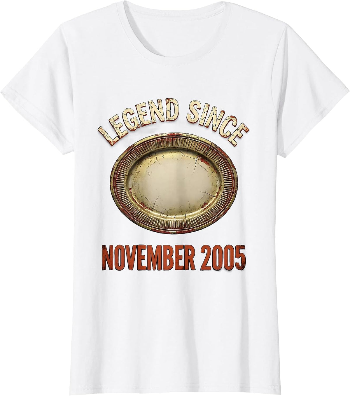 Legend Since November 2005 Vintage Birthday Milestone T-Shirt - White