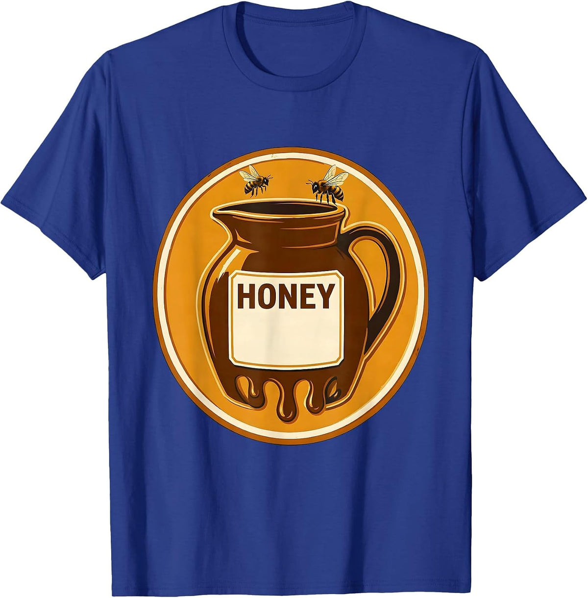 Honey Cute Honey Jar Bee Halloween Costume Matching Group T-Shirt - Royal Blue