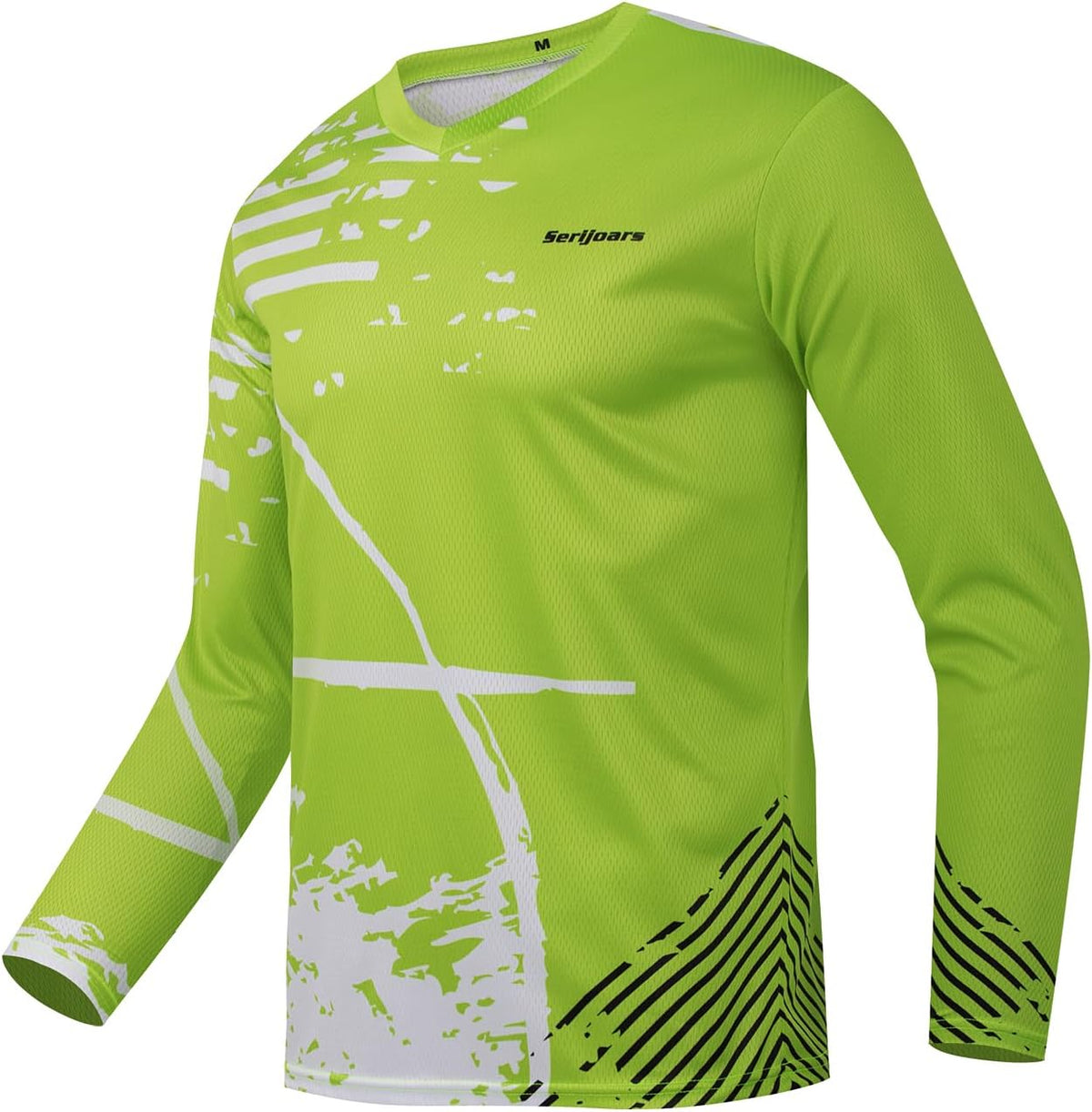 Men's Mountain Bike Jersey, Long Sleeve, Quick Dry, Off-Road Motocross Jersey, Downhill & Motocross Shirts - Hmlt027