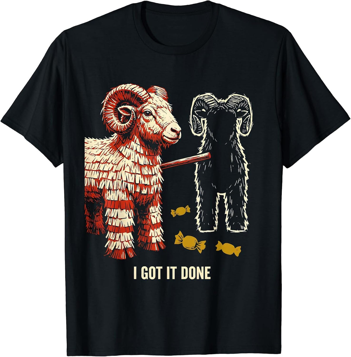 Men's I Got It Done Funny Cinco De Mayo Party Costume T-Shirt - Black