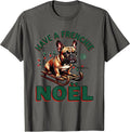 Have A Frenchie Noel Funny French Bulldog Christmas Dog T-Shirt - Asphalt Grey